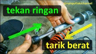 Ciri-ciri Shockbreaker Belakang Keras yang Rusak