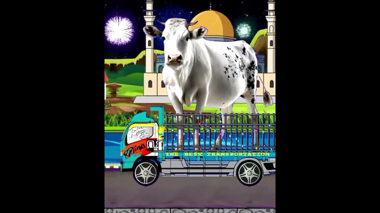 Pawai takbiran keliling Meriah malam idul adha 2025 ada sapi kurban #allahuakbar #takbiran