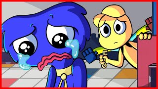 HUGGY WUGGY IS SO SAD WITH PLAYER! Poppy Playtime Animation #6