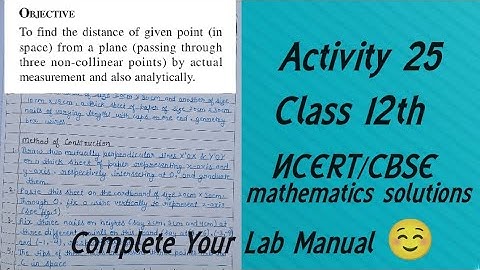 Maths Lab Activity 25 Class 12// Maths Lab Practical Class 12//Activity Solution// CBSE board #file