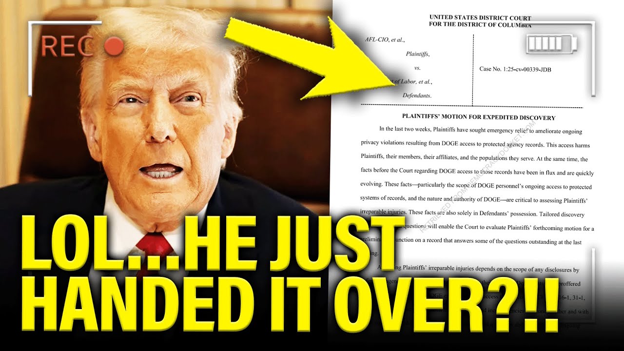 Trump ACCIDENTALLY Delivers SMOKING GUN against HIMSELF