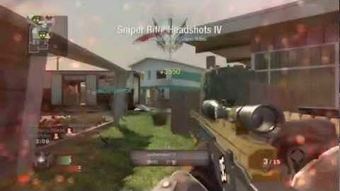 Black Ops - Cross Map Double Wall Bang Quickscope Headshot