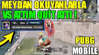 YEREL SOHBETTE KÜFÜR ETTİ VS ATTIM QUİT ATTI !! - PUBG MOBİLE - İPHONE 8