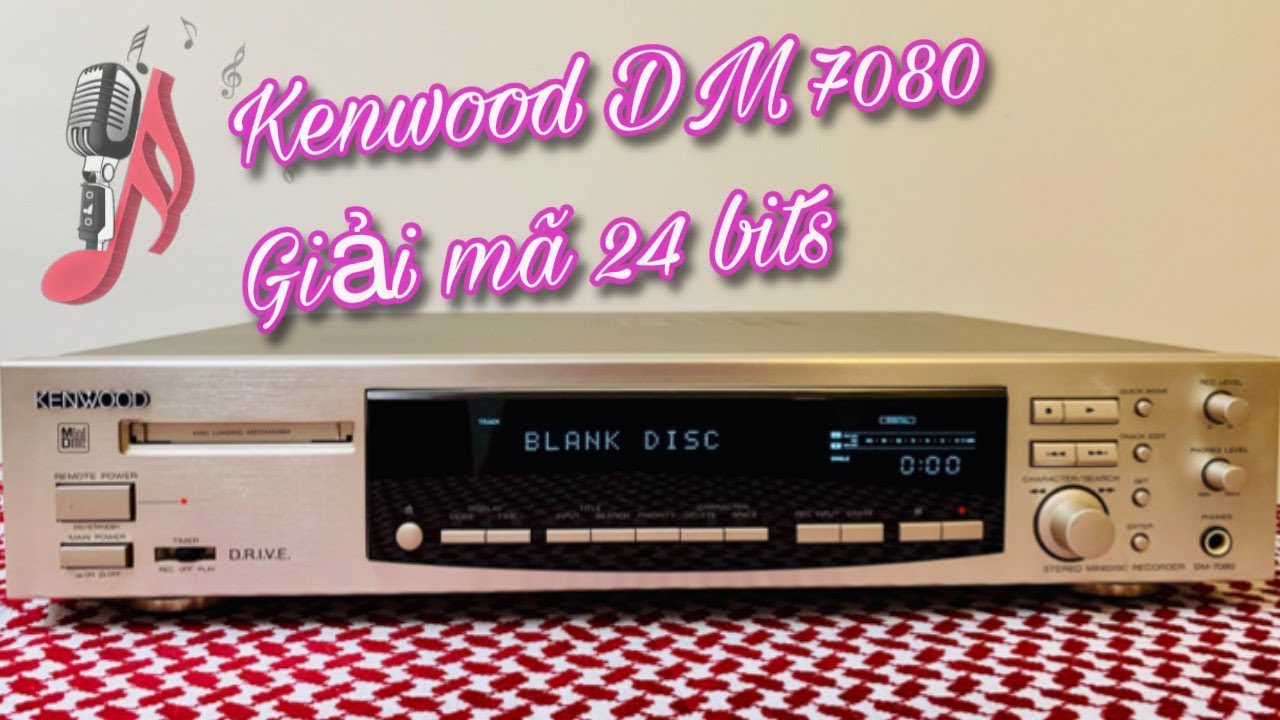 Kenwood DM 7080 decoder, beautiful jingle, very sweet sound