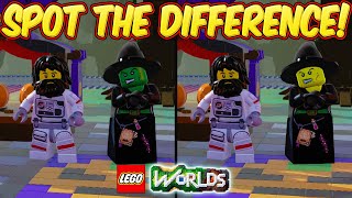 Can you Spot the Lego Worlds Difference?