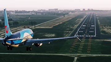 X-Plane 11 2021 MAX Realism | TUI 737-800 Landing at LEPA Mallorca