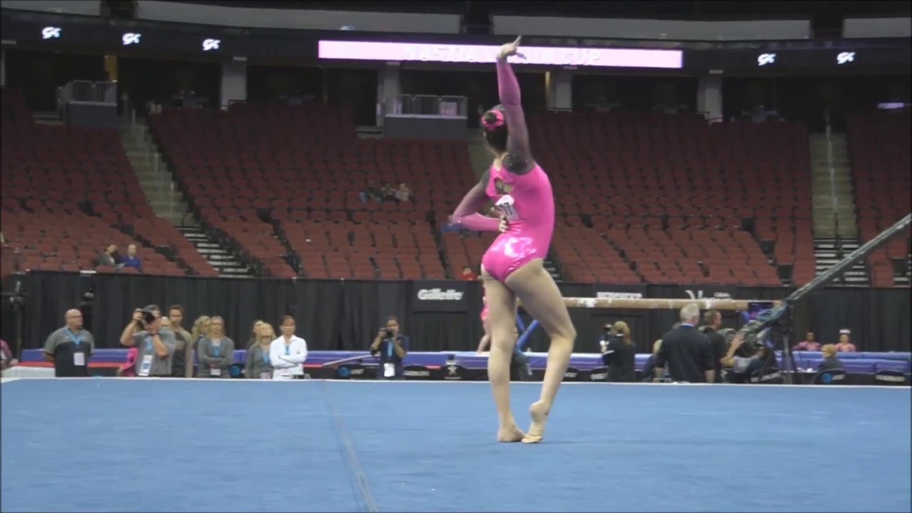 unrealistic floor routine | 2017 Nastia Liukin Cup