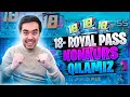 PUBG MOBILE - 18 ROYALE PASS KONKURS QILAMIZ O'ZBEKCHA STRIM