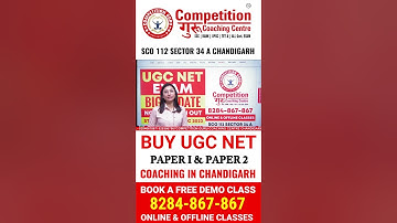UGC NET PAPER 1 & PAPER 2  COACHING IN CHANDIGARH #shorts