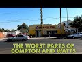 I drove through the ghettos of Compton and Watts near Los Angeles, California. This is what I saw.