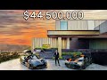 Touring A 44 500 000 Ultra Modern HOLLYWOOD HILLS Mansion With An Underground Garage mp3