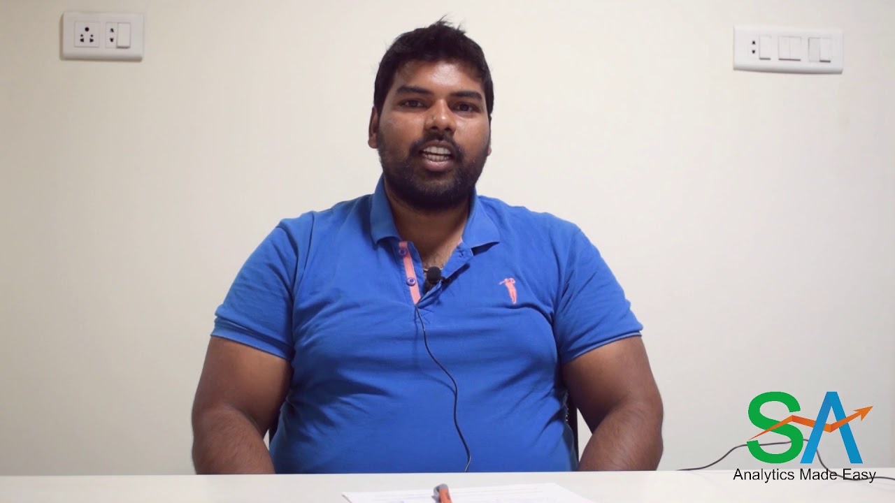 Santhosh Reviews Business Analytics Course at Study Analytics Bangalore