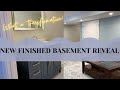 FINISHED BASEMENT REVEAL | NEW HOME FINISHED BASEMENT | HUGE TRANSFORMATION |Jacqueline Marie Living