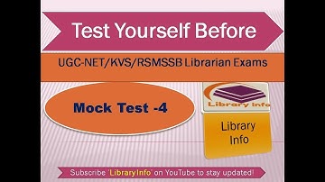 Mock Test 4: Test Yourself Before UGC-NET/SLET/KVS/RSMSSB Exams