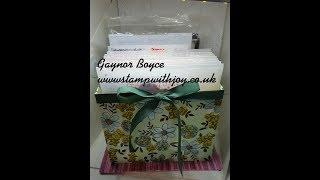 6 x 6 Embossing Folder storage Stampin' Up!
