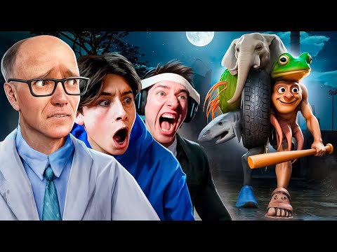 ГИБРИДЫ ИТАЛЬЯНСКИЕ МЕМЫ ОХОТЯТСЯ НА НАС в VR! 😱 ДАЧНИК, АНАТОХИЧ и ДРЫНДА в Garry's Mod