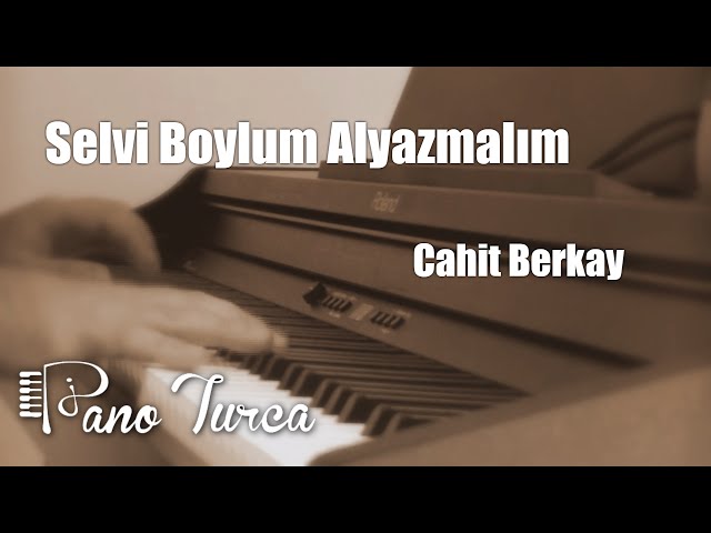 Cahit Berkay - Selvi Boylum Al yazmalım - Piyano Fon müziği class=