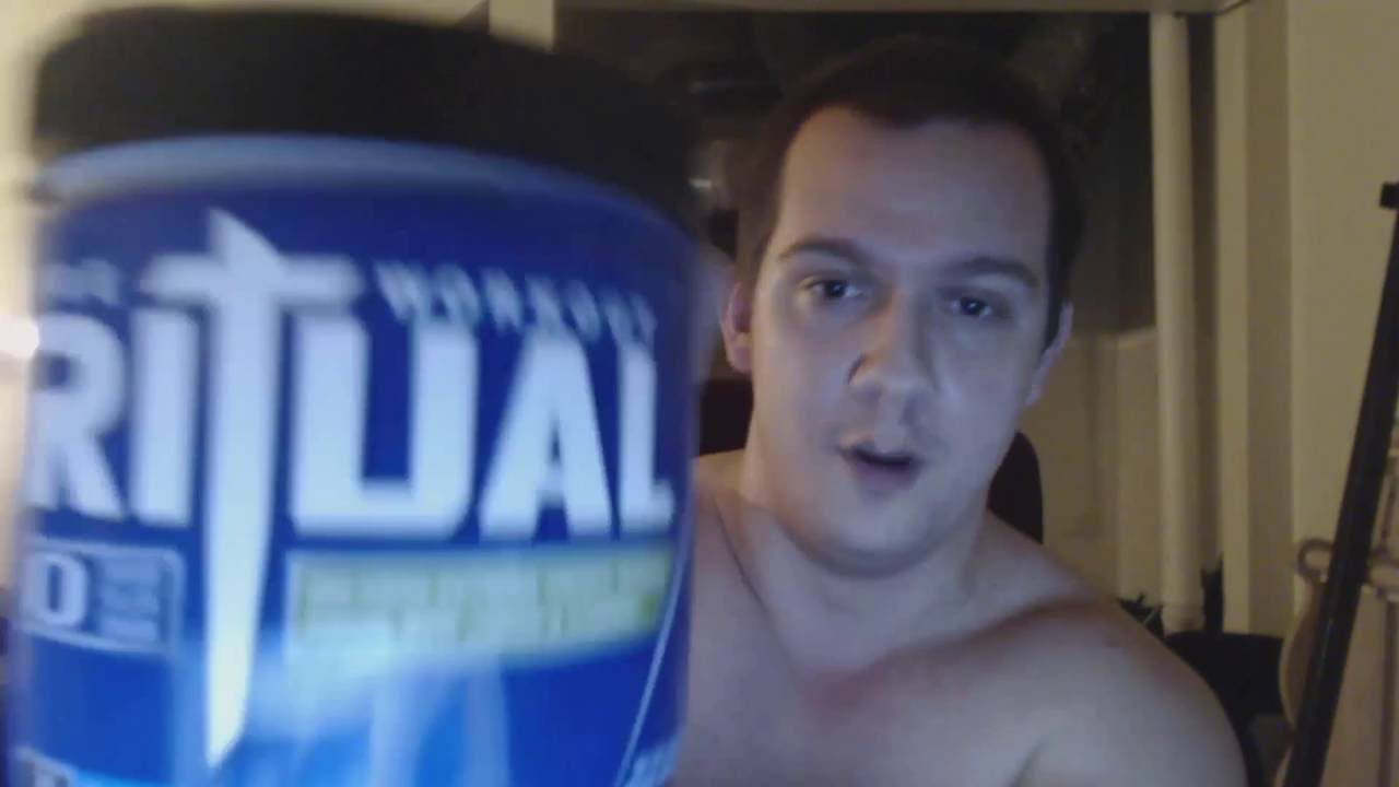 SHIRTLESS MANIAC REVIEWS BRAND NEW PRE-WORKOUT RITUAL THEN GOES INSANE AND PUNCHES WEBCAM!