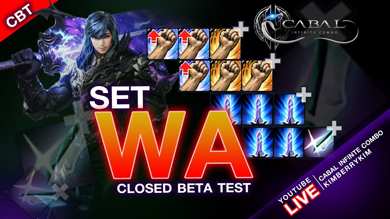 Cabal Infinite Combo CBT KimberryKIM YouTube Cabal infinite combo cbt kimberrykim youtube