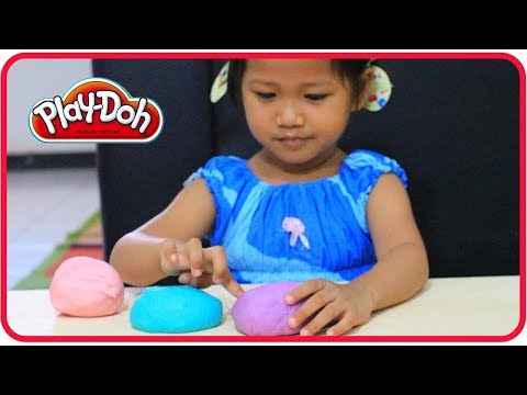 Cara Membuat Playdough Sendiri Dari TEPUNG.🎨 DIY Mainan Anak