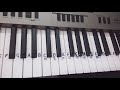 Ek Radha Ek Meera| keyboard tutorial|Harmonium| Piano| Slowly played in end| Beginners| Learners