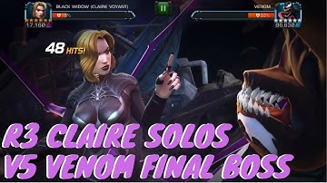 R3 Claire Solos the Variant 5 Venom boss.