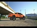 LAMBORGHINI ORANGE 2017 F250 ON THIRTY INCH WHEELS (30X16S) OMARS TIRE FROM DALLAS TX!