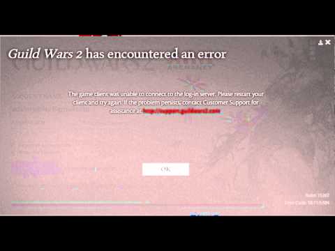 Guild Wars 2 Login Error