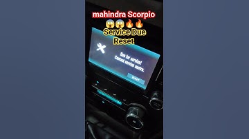 mahindra Scorpio Due for service Reset #shorts #youtubeshorts #automotivetechniciannepal #tranding