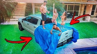 Como Fazer Uma Piscina Na Camionete ?