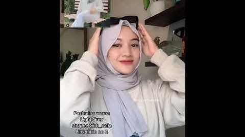 Tutorial hijab pashmina kekinian ala selebgram