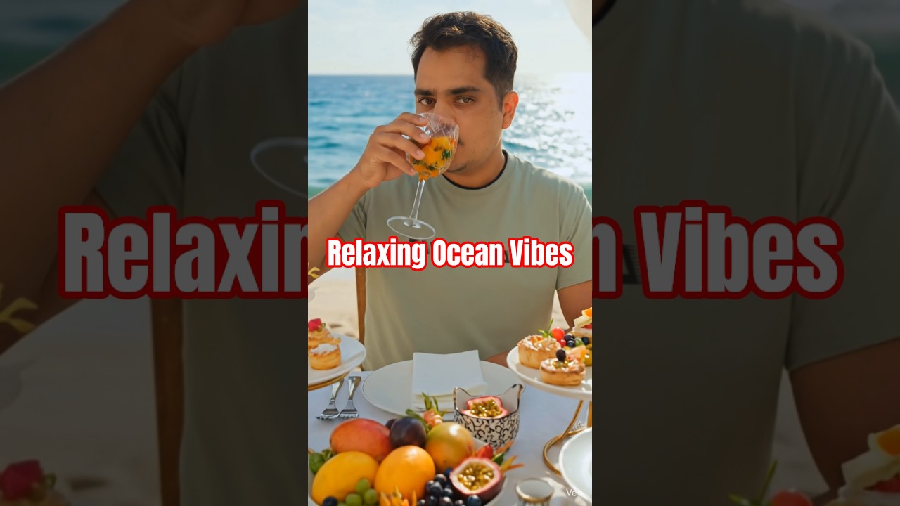 Seaside Feast in Style 🌊🍴 | Relaxing Ocean Vibes.