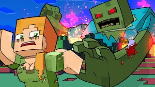 The Story of GIANT ZOMBIE MUTANT - Minecraft Animation