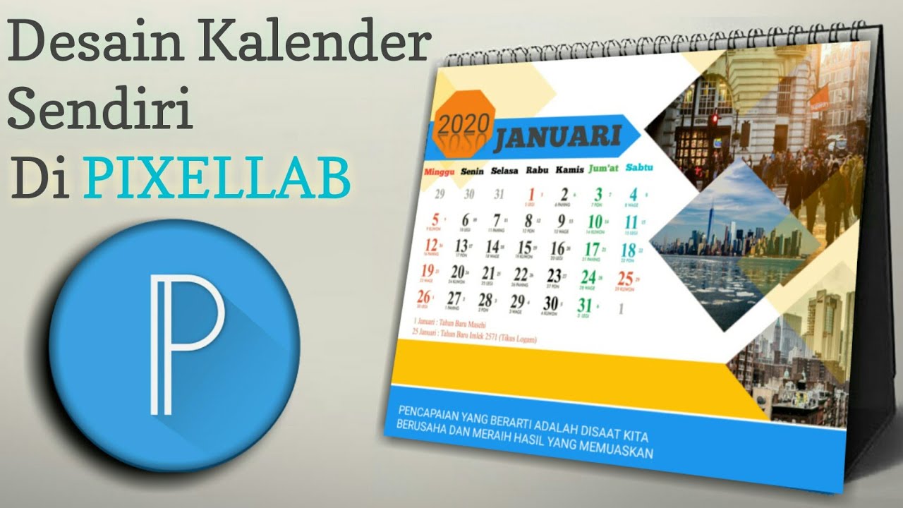  Cara desain Kalender  di pixellab Kalender  2021 YouTube