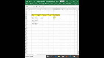 How to Split Date into Year, month and day in excel || Split date function in excel