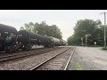 CSX 7302 CM44AC leads CSX M301 at Piscataway with a friendly crew