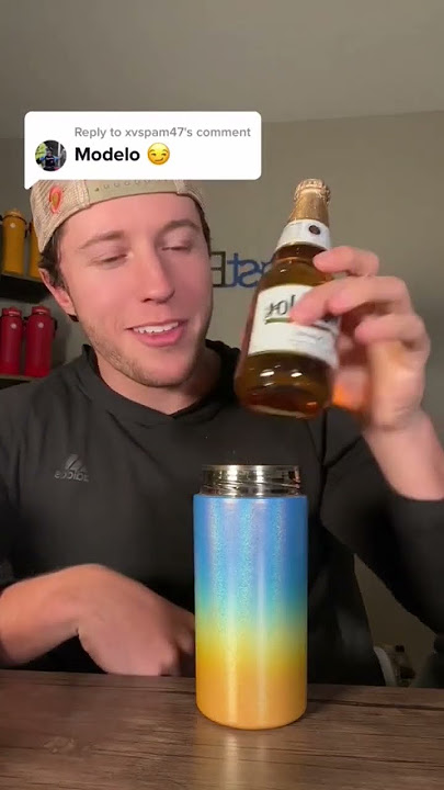 Only Modelo 😂 #FrostBuddy #ProductDesign #Willitfit #smallbusiness #entrepreneur #Modelo