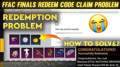 Free Fire Reward Site Not Opening 😭Problem Solution ?FFAC Redeem Code Kyu Redeem Nahi Ho Raha ?