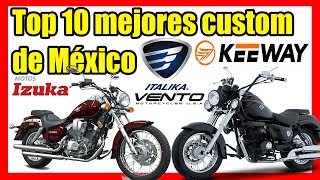 Top 10 Las mejores Motos Chopper de México // baja cilindrada