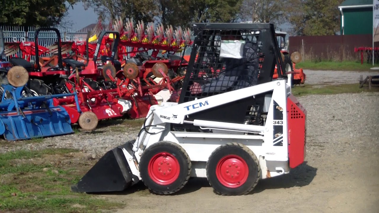 ВИДЕОРОЛИК О ПОГРУЗЧИКЕ BOBCAT TCM 343