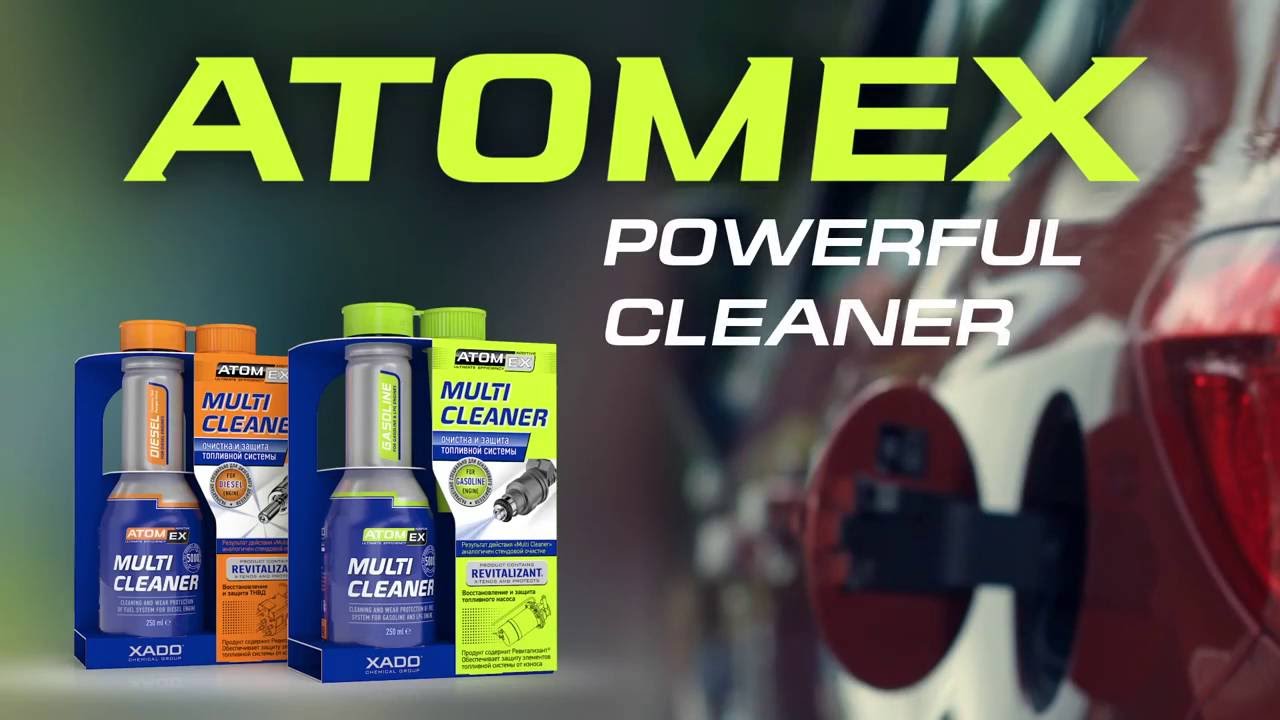 Atomex by XADO. Powerful fuel system cleaner. YouTube