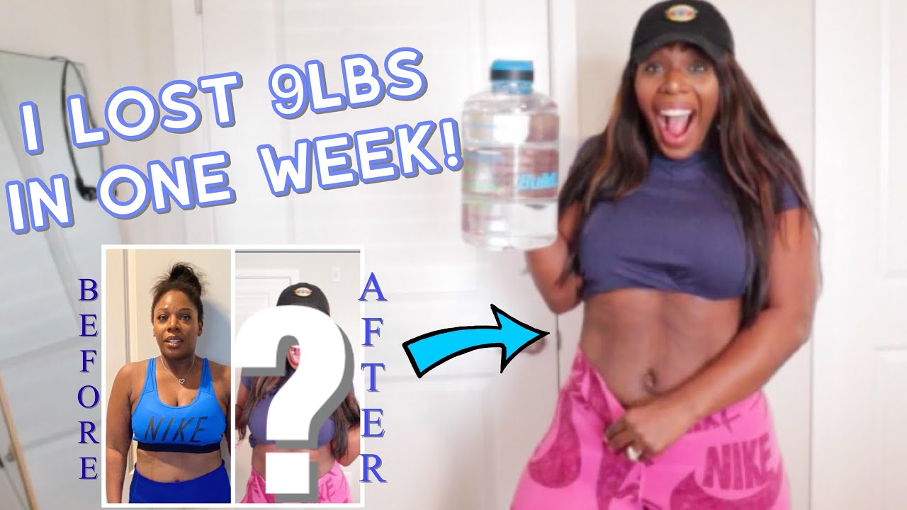 I Drank A Gallon Of Water Every Day For A Week | Weight Loss + Before &  After Results - Youtube