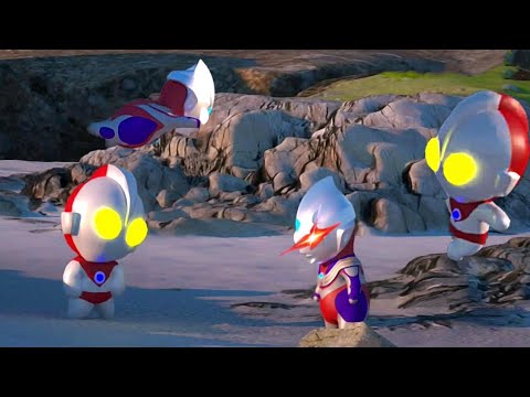 Video Ultraman Tiga Baby Cute Siêu nhân Tiga tí hon thu phục... - youtube