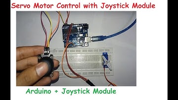 Servo motor with Joystick module || motors || EIF