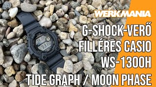 G-Shock-verő filléres CASIO?? Itt a WS-1300H, árapály és holdfázis kijelzéssel