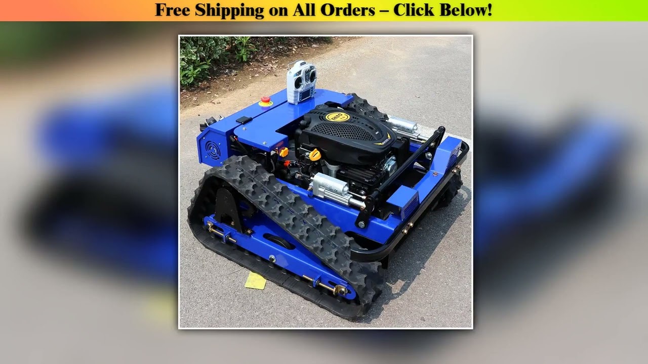Customised Remote Control Lawnmower Crawler 4 Stroke Wireless Control Lawnmower Robot Weeder