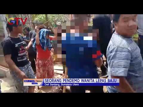 Protes Jalan Ditutup, Emak-emak Nekat Buka Baju saat Demo #BIP 26/09