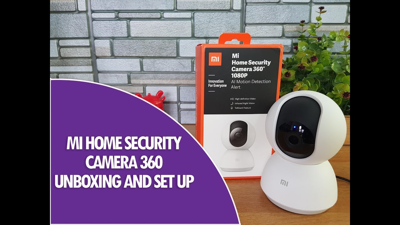 mi home security camera 360 1080p setup