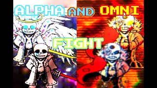 ALPHA AND OMNIPOTENT FIGHT [alphatale: Four Brothers Survival Battle by alpha-player]