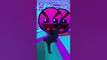 Geometry Dash and Lobotomy Dash Emojis Nextbot Chase #garrysmod #shorts